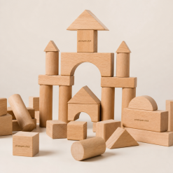 Classic Wooden Building Blocks Set