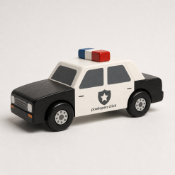 Wooden Police Car