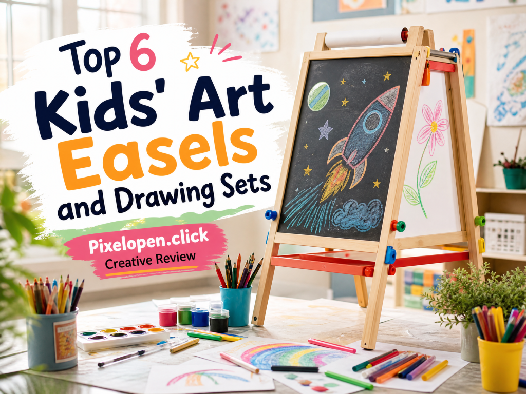 kids art easels and drawing sets