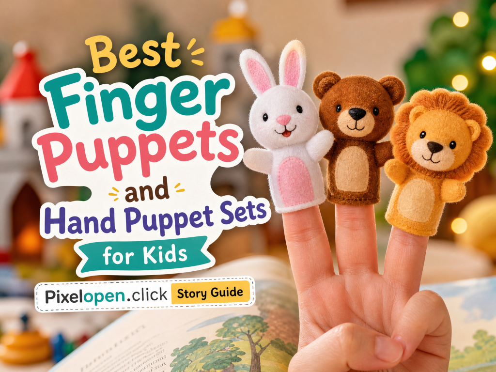 finger puppets and hand puppet sets